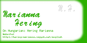 marianna hering business card